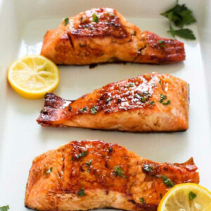 Honey-Garlic-Salmon kosher honey garlic salmon hannahs kitchen mke