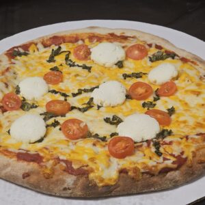 7980400479410839682 16″ Par Baked Margarita Pizza